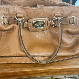 Michael Kors Brown Leather Satchel